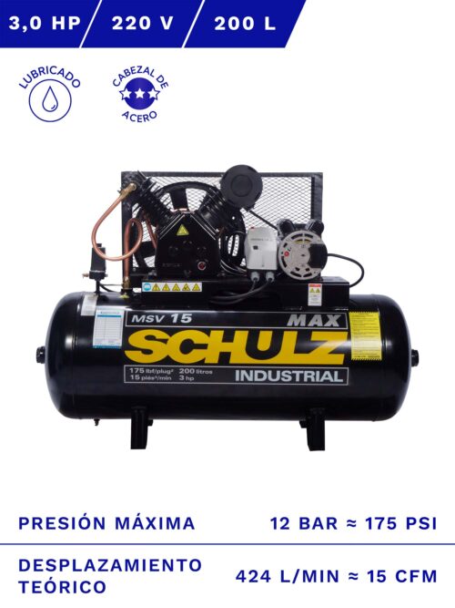 COMPRESOR MSV-15MAX FRENTE