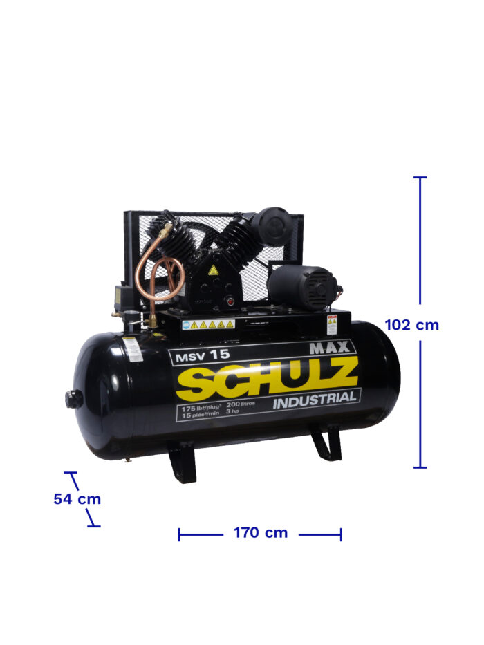 COMPRESOR MSV-15MAX DIMENSIONES