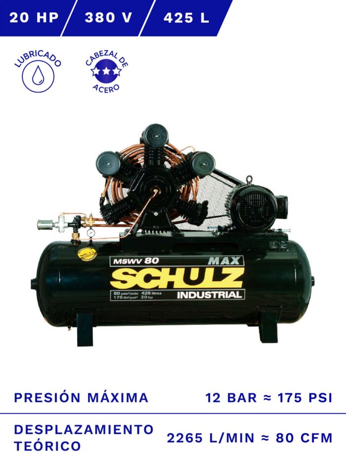 COMPRESOR MSWV-80MAX FRENTE