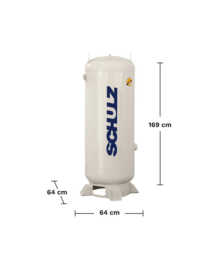 ESTANQUE ODONTOLÓGICO VERTICAL SCHULZ 220L 12BAR CERTIFICADO dimensiones