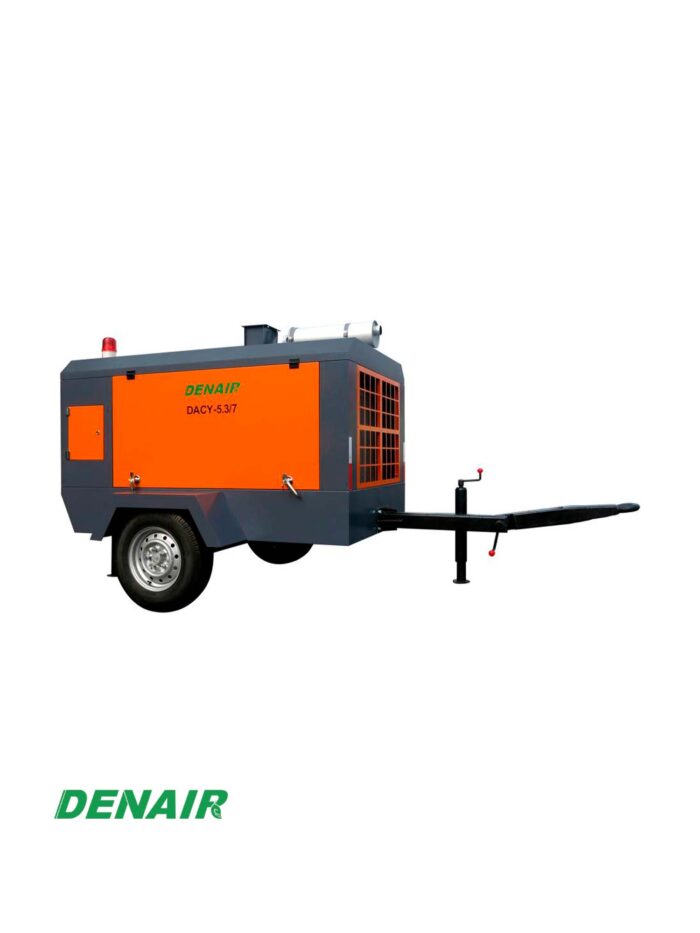 COMPRESOR PORTATIL DIESEL DENAIR 7BAR 202CFM marca