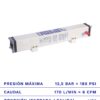 SECADOR PURIFICADOR DE AIRE DENTAL 3 EN 1 METALPLAN 12.5BAR 6CFM Frente