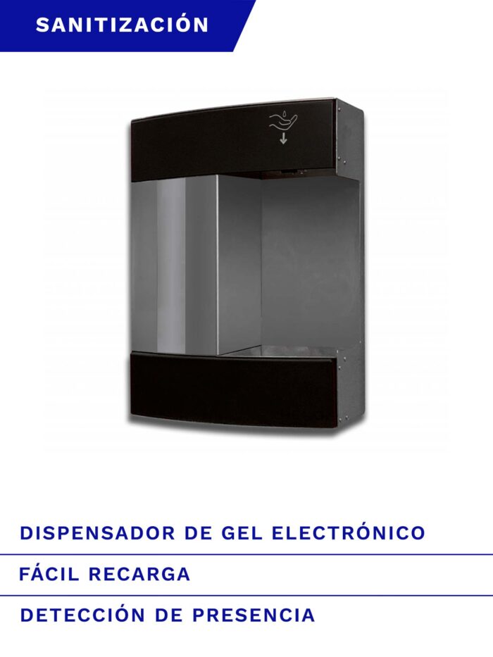 DISPENSADOR DE GEL HIGIENIZANTE AIRONE 220V frente