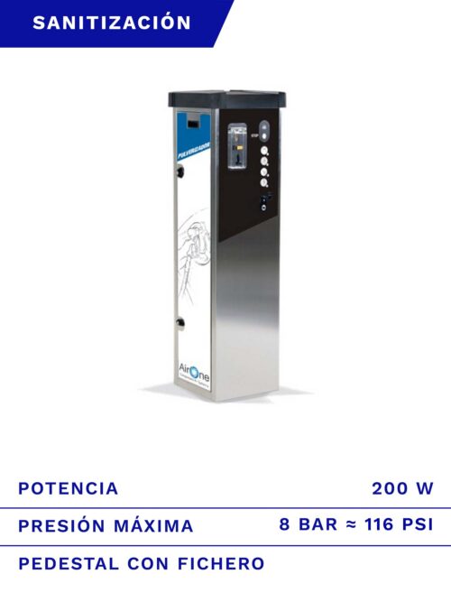 SANITIZADOR NEBULIZADOR PEDESTAL CON FICHERO 220V FRENTE