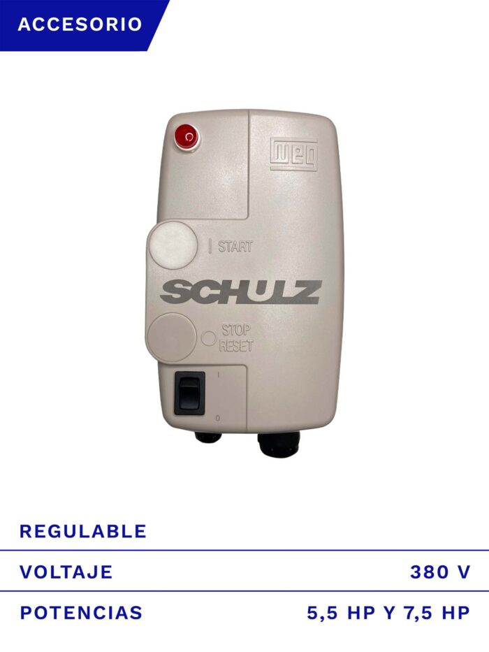 LLAVE DE PARTIDA REGULABLE SCHULZ PARA 5.5HP Y 7.5HP 380V