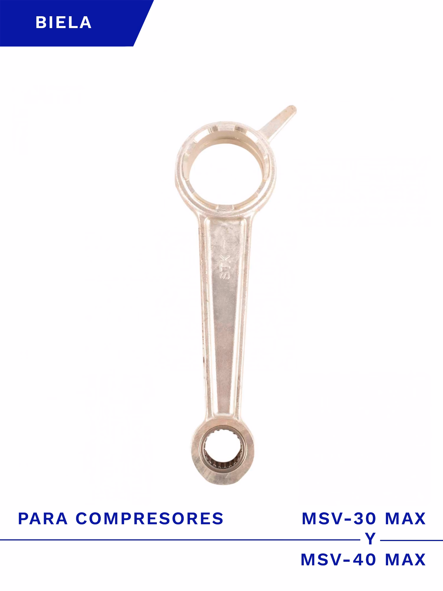 BIELA ALTA PRESION COMPRESOR MSV 30 MSV 40 MAX