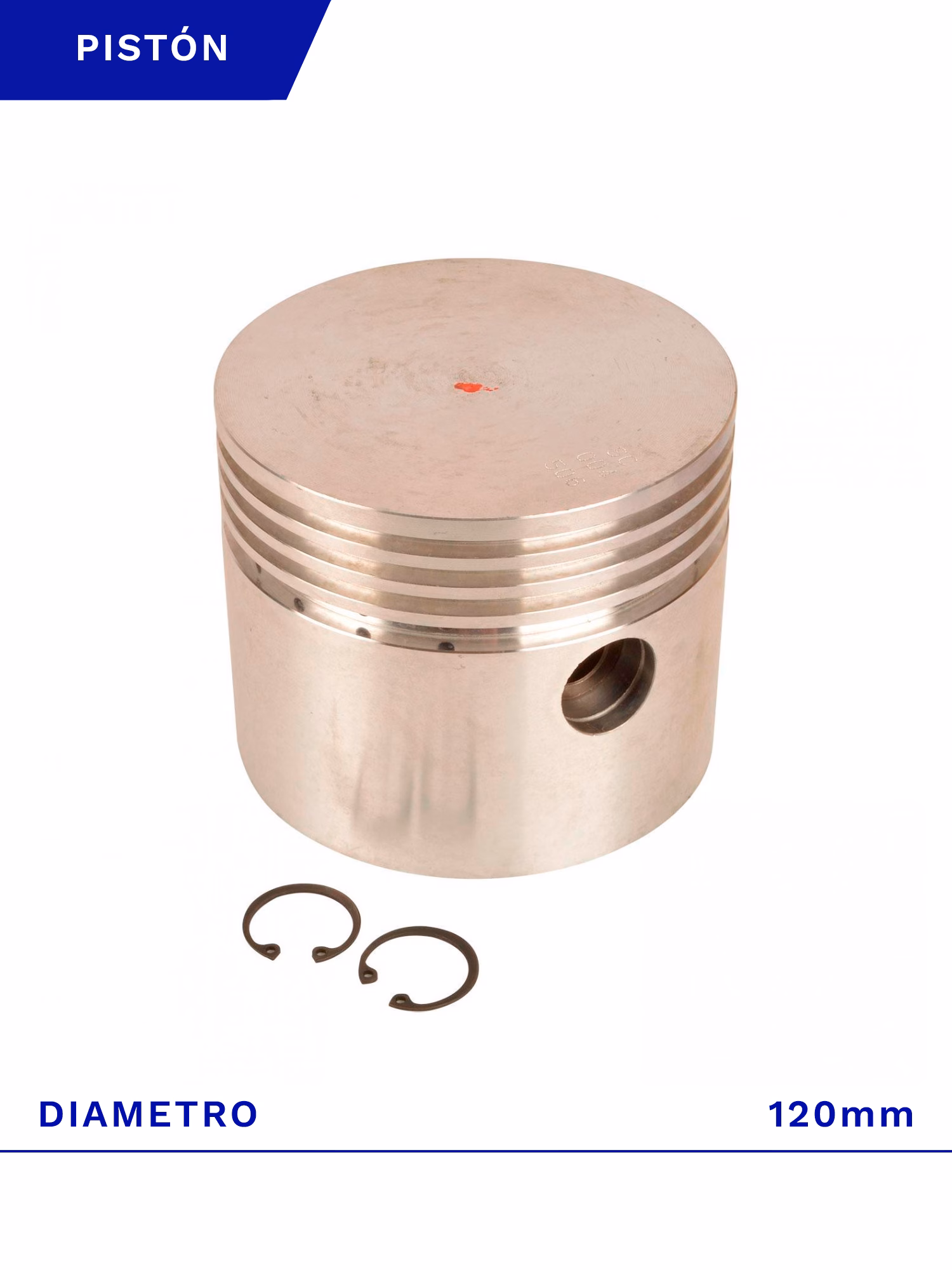 PISTÓN BAJA PRESION ALUMINIO 120MM MSV30 MSV40 MAX
